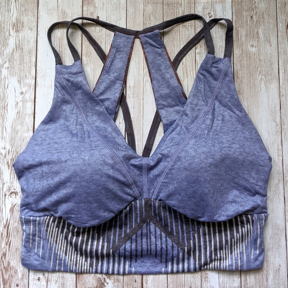 prAna Quartzite Crop Top Longline Sports Bra, XS NWT - Picture 4 of 8